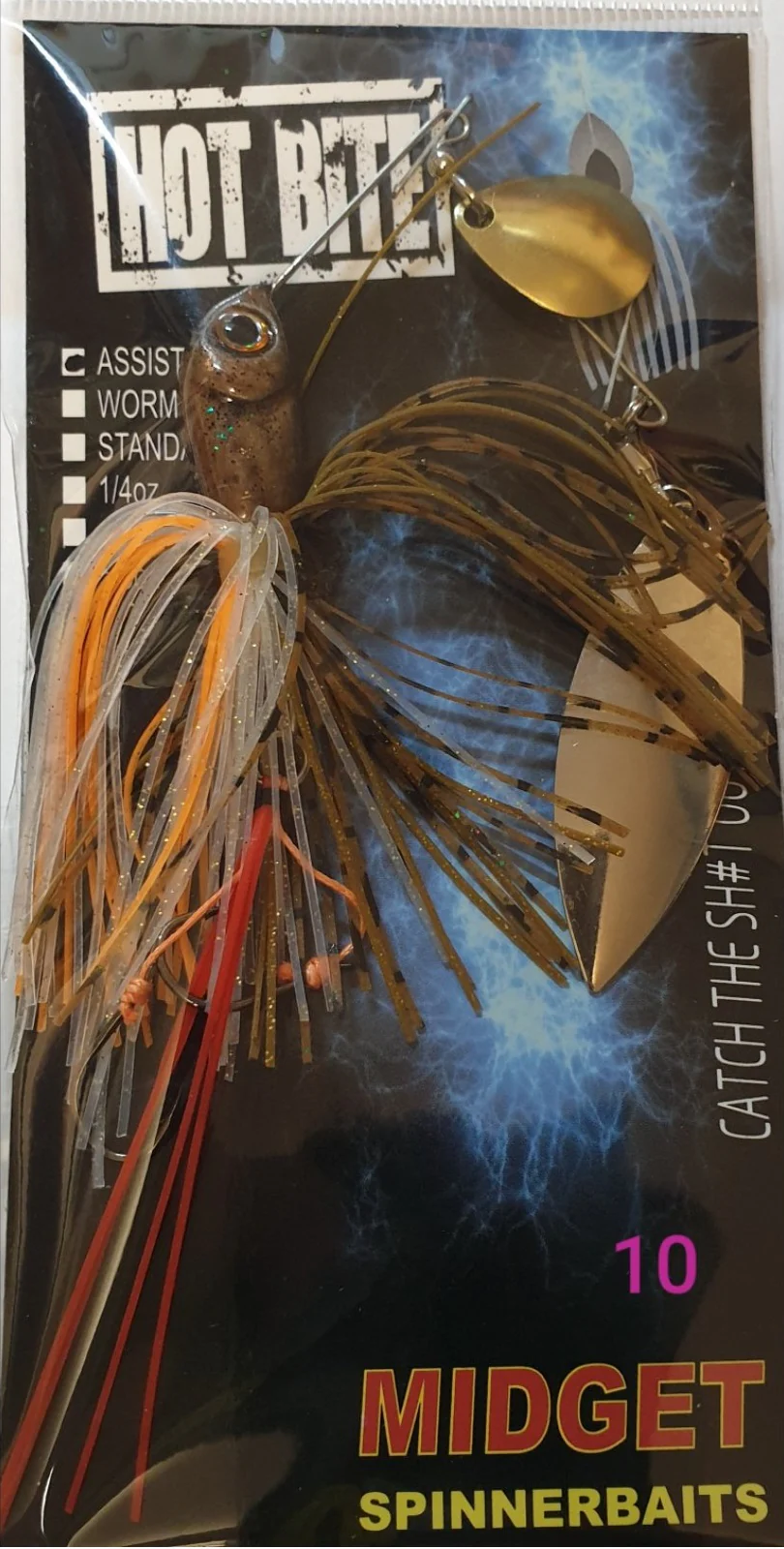 Hot Bite Midget Spinnerbait Lure - 5/8oz - Image 5