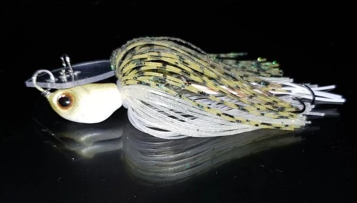 Hot Bite Spectre Assist Skirted Vibration Bladed Jig Lure - 1/2oz - Image 7