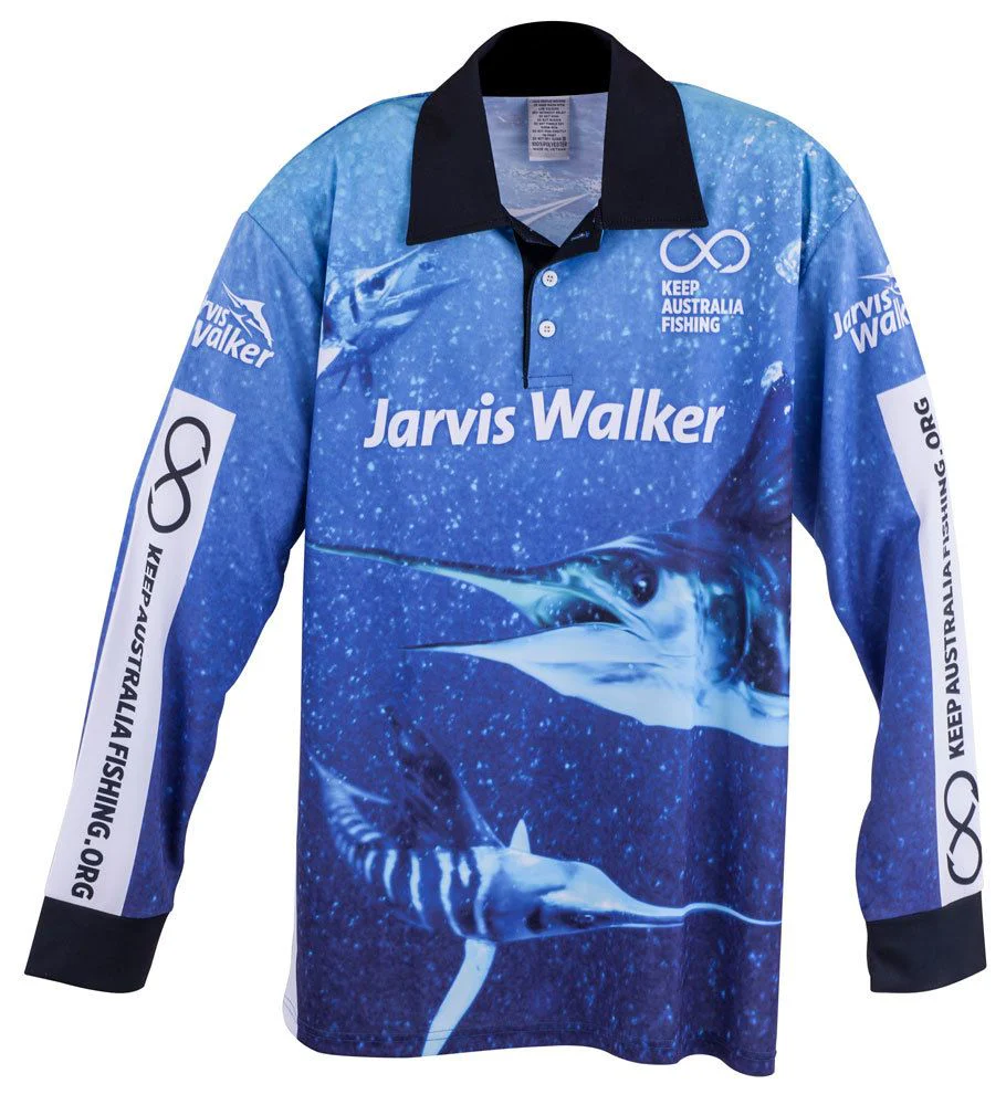 Jarvis Walker Tournament Long Sleeve Adult Fishing Shirt - Image 6